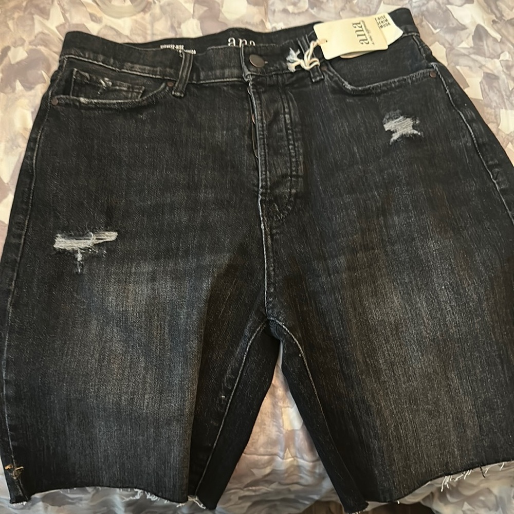 Ana‎ shorts high rise denim Bermuda size 6